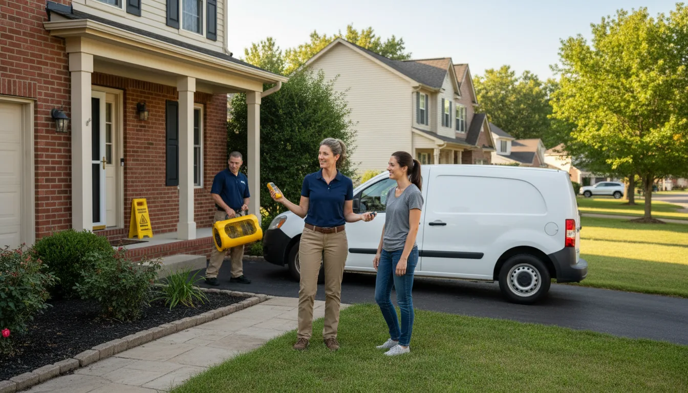 Water restoration image for Dehumidification And Cleanup Services in Ridgeway, NC